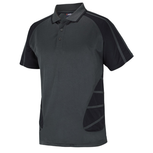Spider Polos Charcoal Black